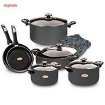 سرویس پخت و پز 10 پارچه زرساب مدل گرانیتا