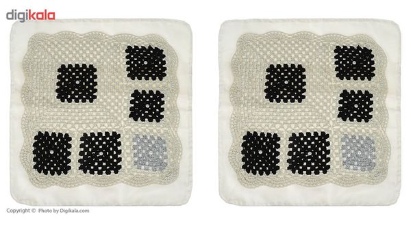 سرویس روتختی شاهو مدل Black Pearl دو نفره 7 تکه