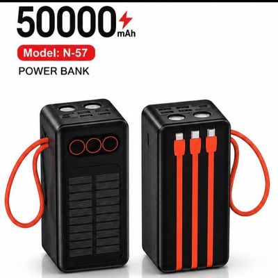 پاوربانک 50000 لِوینو LEVINO مدل N-57 با پنل خورشیدی