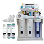 دستگاه تصفیه کننده آب آکوآ اسپرینگ به همراه فیلتر بسته 3 عددی و کیت نشتی گیر