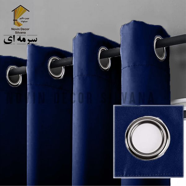 پرده نوین دکور سیلوانا مدل کتان کد 230 1 سایز 230 × 140 سانتی متر