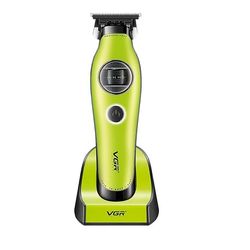 ماشین اصلاح موی صورت شارژی وی جی ار مدل V-880 T با تیغه سرامیکی خودتیز شونده، طراحی ارگونومیک، قابلیت شارژ سریع و اصلاح با شماره