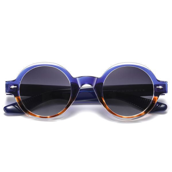 عینک آفتابی گرد پلاریزه آلبرت وگ مدل S31108C4 Acetate Avantgarde Visionary