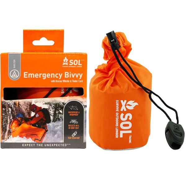 پتو نجات سول مدل Emergency Bivvy with Rescue Whistle کد F2022