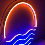 چراغ دیواری طرح غروب آفتاب