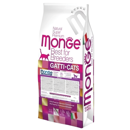 غذای خشک مناسب گربه های بالغ مونژه / Monge best for all breeders with chicken flavor