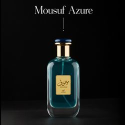 عطر ادکلن ارض الزعفران موصوف آزور آبی 100 میل اورجینال Mousuf Azure