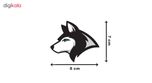 استیکر لپ تاپ گراسیپا طرح Wolf-01