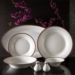 سرویس غذاخوری 108 پارچه چینی زرین ایران سری شهرزاد مدل سپینود درجه یک