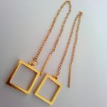 گوشواره زنانه مدل بخیه ای