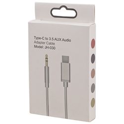 کابل تبدیل usb-c به AUX مدل JH-030 طول 1 متر