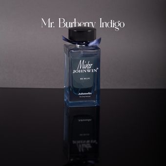 ادکلن باربری مستر باربری ایندیگو 100 میل جانوین (جکوین)  Mr. Burberry Indigo Johnwin(آنباکس)
