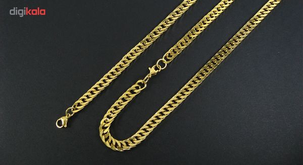 ست استیل حامد گالری طرح کارتیه مدل sm50161