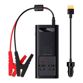 مبدل برق خودرو بیسوس مدلBaseus Super Si Power Inverter 500W CGNB000101