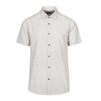 پیراهن آستین کوتاه یقه برگردان با تنخور معمولی (regular fit) مردانه مدل SB-SS-121324