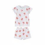 ست تی‌شرت آستین کوتاه و شلوارک راحتی نوزادی مدل MDSS-CH3750