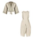 ست کت و سرهمی زنانه مدل MDSS-CH1950