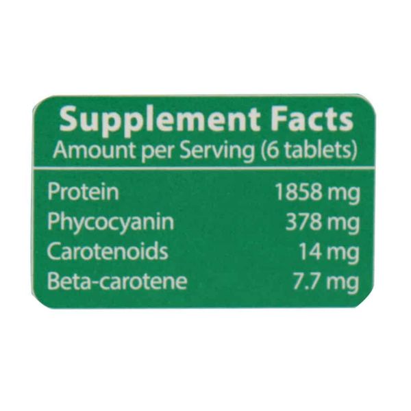 قرص جلبک اسپیرویال اصلی ماستر فوده بسته 60 عددی کاهش وزن