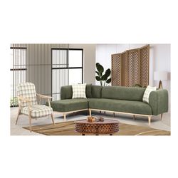 مبل ال7 نفره شاهان دکور مدل ال مدرن 01