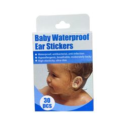چسب گوش حمام نوزاد مدل آنتی باکتریال بسته 30 عددی