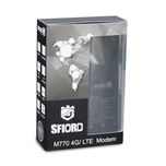 مودم 4G LTE قابل حمل اسفیورد مدل M770 با باتری 8000mAh، پشتیبانی از 10 دستگاه همزمان، سرعت دانلود تا 50Mbps، فایروال داخلی و اتص