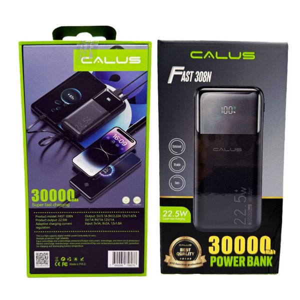 پاور بانک کالوس مدل 308N ظرفیت 30000 میلی آمپر ساعت