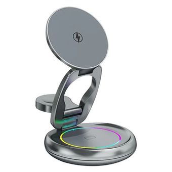شارژر رومیزی 15وات مدل   LFX-208 3in1 Wireless charger