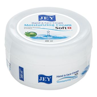 کرم مرطوب‌کننده دست و صورت جی مدل Soft مناسب انواع پوست حجم 200 میلی‌لیتر