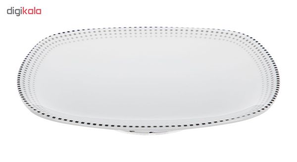 سرویس غذاخوری 27 پارچه چینی زرین ایران مدل کواترو مون بلان درجه 3							