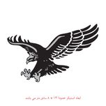 استیکر خودرو طرح عقاب کد 357