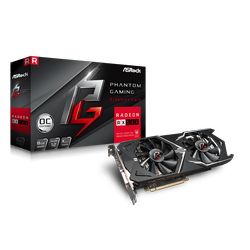 کارت گرافیک ازراک  Asrock RX580 Phantom Gaming   8G -