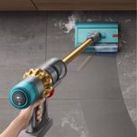 جارو شارژی عصایی دایسون مدل V15s Detect Submarine با موتور 240 وات، باتری 3600 میلی‌آمپر‌ساعت، ظرفیت مخزن 0.77 لیتر، تی‌کشی مرطو