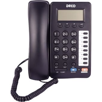 تلفن رومیزی میکروتل مدل DECO-1372CID دو خط