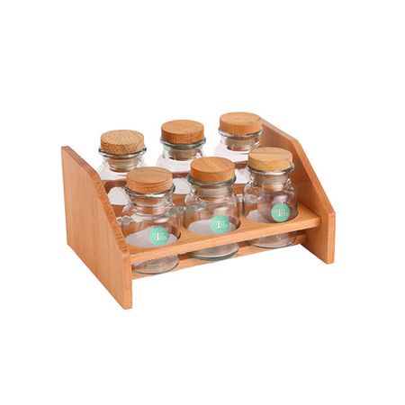 ست جا ادویه 6 پارچه میس گلس کد 108