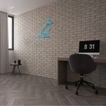 چراغ نئونی دیواری طرح سگ