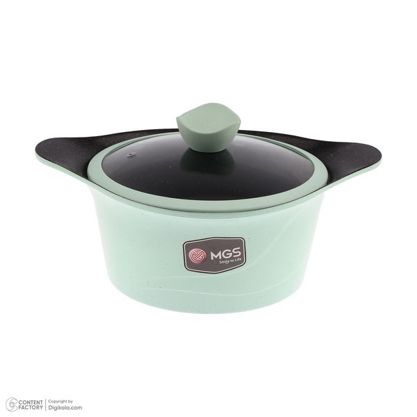 سرویس تابه و قابلمه گرانیتی 12 پارچه ام جی اس مدل KC1216