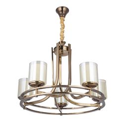 لوستر مدرن چشمه نور مدل N2667-5 با 5 شاخه فلزی