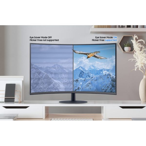 مانیتور خمیده سامسونگ مدل LS32C390EAMXUE سایز 32 اینچ