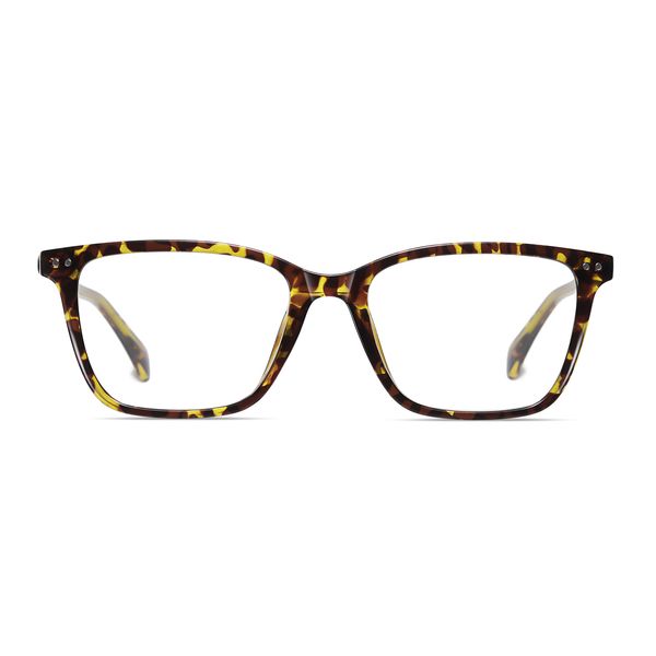 فریم عینک طبی مستطیلی مدل TR3514C86-P81 مناسب برای صورت گرد و بیضی