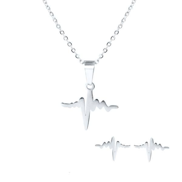 نیم ست زنانه مدل ضربان کد 001*129