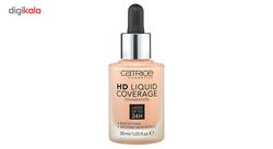 کرم پودر کاتریس سری HD مدل Liquid Coverage شماره 020