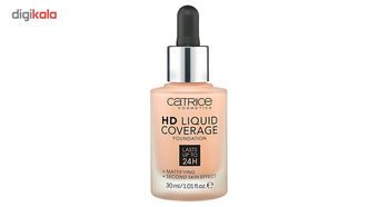 کرم پودر کاتریس سری HD مدل Liquid Coverage شماره 020