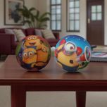 توپ بازی مدل  اسفنجی طرح مینیون کد 02 مجموعه 2 عددی
