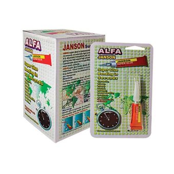 چسب قطره ای جانسون مدل آلفا وزن 3 گرم ( بسته 12 عددی )