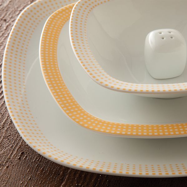 سرویس غذاخوری 27 پارچه 6 نفره چینی زرین ایران مدل Mon Belan