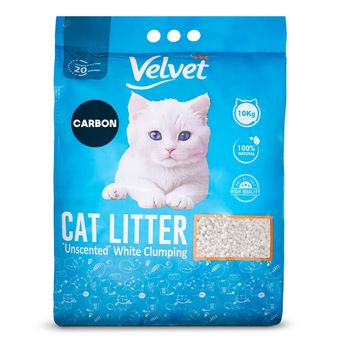 خاک بستر گربه ولوت پت مدل Carbon وزن 10 کیلوگرمی