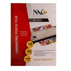 طلق پرس 150 میکرون  NAC سایز A4 بسته 100 عددی