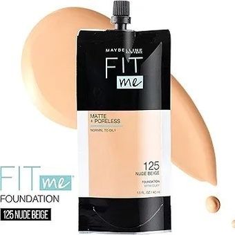 کرم پودر فیت می مدل Fit Me ساشه ای شماره 125 حجم 40 میل اورجینال