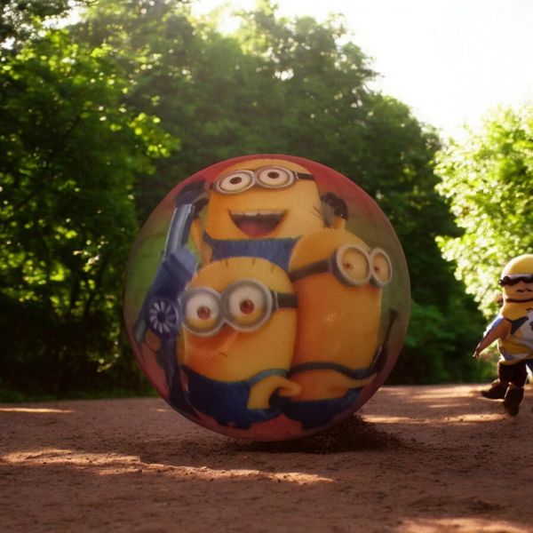 توپ بازی مدل  اسفنجی طرح مینیون کد 02 مجموعه 2 عددی