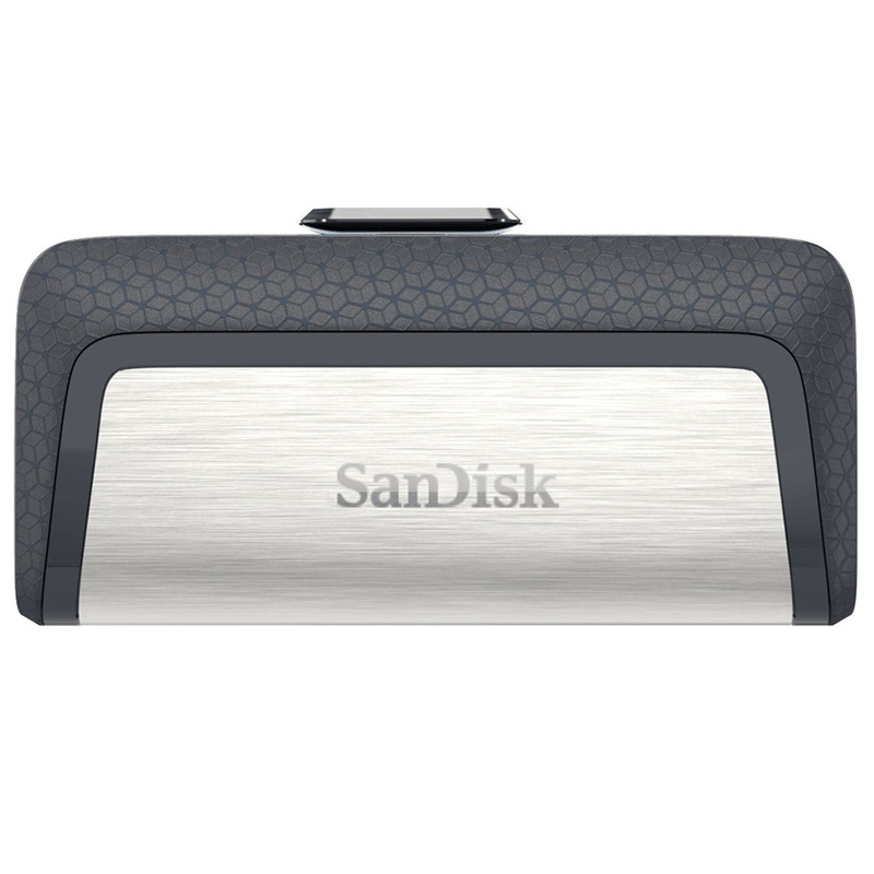 فلش‌مموری سن‌دیسک مدل Ultra Dual Drive USB Type-C ظرفیت 32 گیگابایت با دو درگاه USB3.1 و USB Type-C، سرعت انتقال تا 130 مگابایت